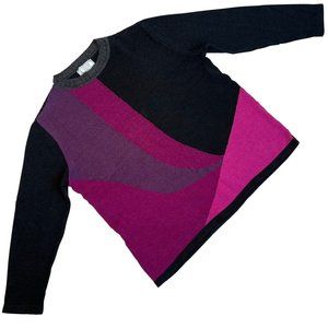 Faze (Germany) 80s Vintage Intarsia Knit Pullover Sweater : M